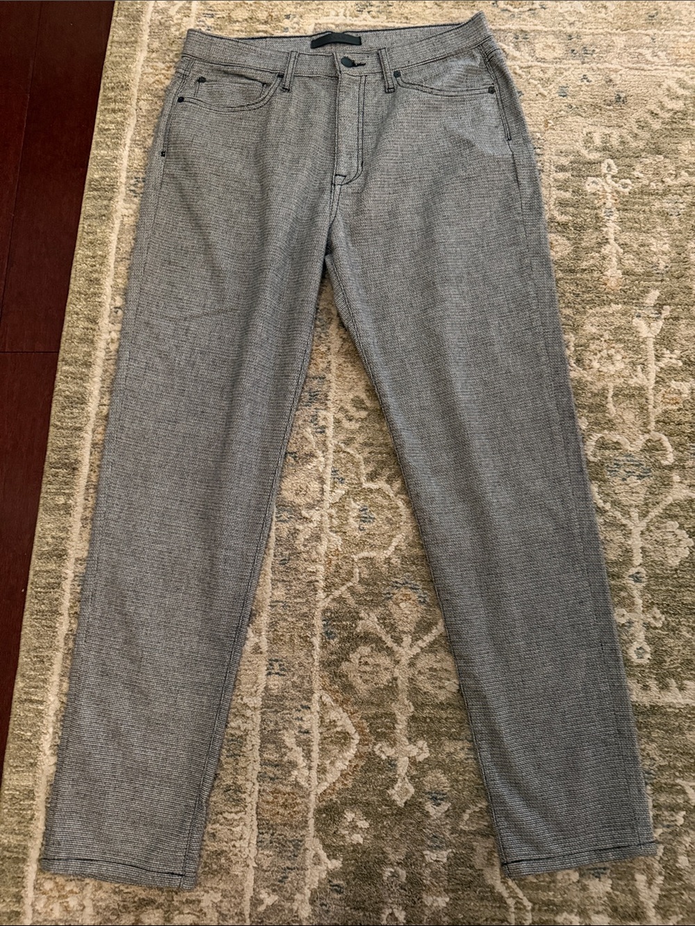 Joe's Jeans Gray Houndstooth Chinos